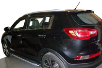 Kia Sportage 2010–2015 Sidosteg Fullmond (2 st, aluminium) foto 5