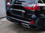 Lexus LX570/450d 2008–2022 Inlägg till bakre stötfångare med krom (2016+) foto 3
