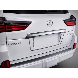 Inlägg till bakre stötfångare med krom (2016+) Lexus LX570/450d 2008–2022 foto 2