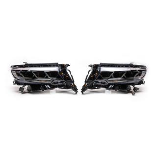 Framstrålkastare Lexus-design-3-LED V1 (2017+, 2 st) Toyota Land Cruiser Prado 150 2009–2023 foto 3
