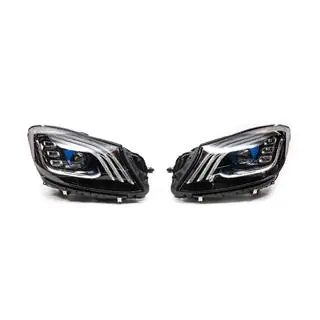Facelift strålkastare fram med styrenheter (OEM) foto 3