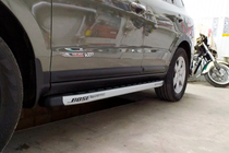 Hyundai Santa Fe 2 2006–2012 Sidosteg Fullmond (2 st, aluminium) foto 10