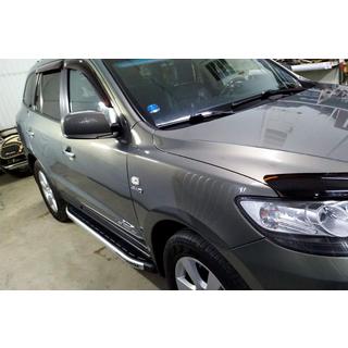 Sidosteg Fullmond (2 st, aluminium) Hyundai Santa Fe 2 2006–2012 foto 3