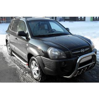 Sidosteg Fullmond (2 st, aluminium) Hyundai Tucson JM 2004– foto 1