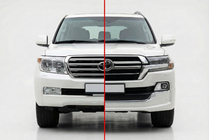 Toyota Land Cruiser 200 2007–2021 Faceliftkit från LC200 2008-2015 till 2019 Executive foto 1