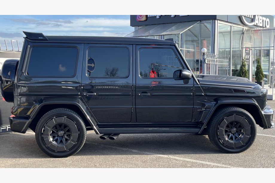 Mercedes G class W463 1990–2018 Svarta dörrlister – komplett sats (design 2019) Foto 2