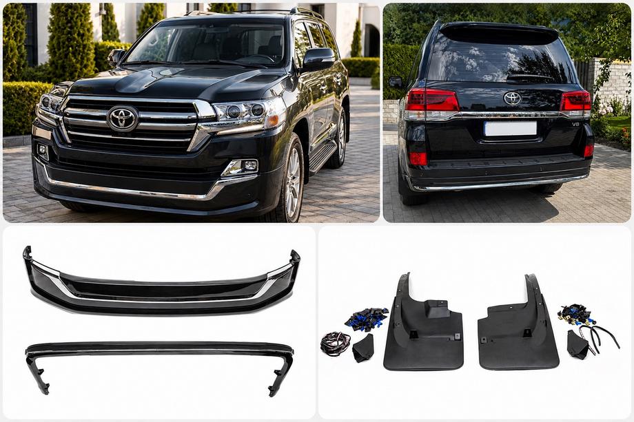 Toyota Land Cruiser 200 2007–2021 Bodykit 2016-2021 (Executive 2019) Vit färg Image
