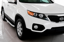 Kia Sorento II XM 2009–2014 Sidosteg Fullmond (2 st, aluminium) foto 1