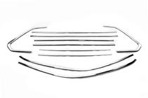 Volkswagen Tiguan 2016–2023 Komplett set fönsterlister (10 st, rostfritt) foto 1