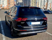 Volkswagen Tiguan 2016–2023 Bakre stötfångarskydd (Carmos, rostfritt) foto 2