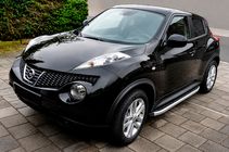 Nissan Juke 2010–2019 Sidosteg Fullmond (2 st, aluminium) foto 1