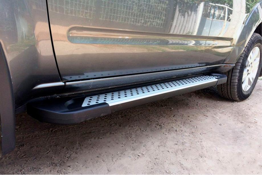 Nissan Pathfinder R51 2005–2014 Sidosteg Allmond Grey (2 st, aluminium) Foto 3
