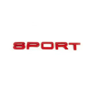 Sport-emblem (röd) foto 2