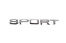 Range Rover Sport 2005–2013 Sport-emblem (krom) foto 2