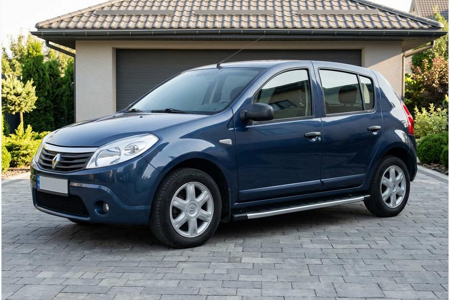 Dacia Sandero 2007–2013 Sidosteg Fullmond (2 st, aluminium) Image
