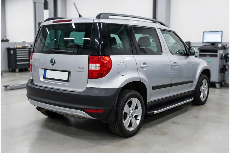 Skoda Yeti 2009–2017 Sidosteg Fullmond (2 st, aluminium) Image