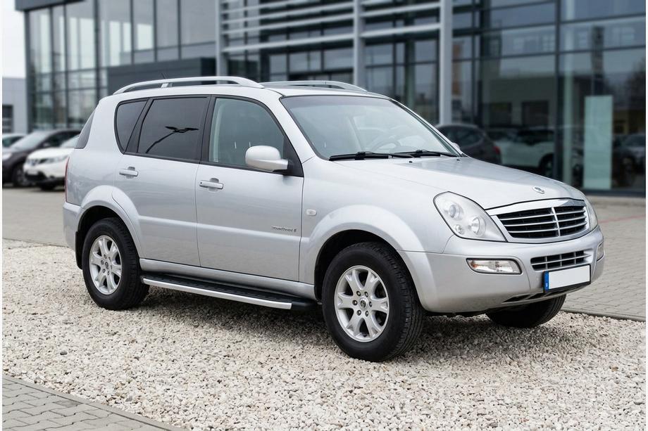 SsangYong Rexton I 2001–2017 Sidosteg Fullmond (2 st, aluminium) Image