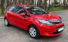 Ford Fiesta 2008–2017 Motorhuvdeflektor 2008-2013 (EuroCap) foto 5