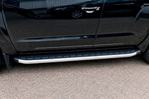 Volkswagen Amarok 2010–2022 Sidosteg Fullmond Grey (2 st, aluminium) foto 2
