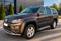 Volkswagen Amarok 2010–2022 Sidosteg Allmond Grey (2 st, aluminium) foto 2