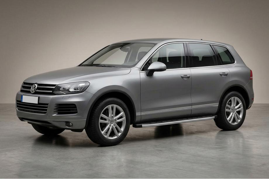 Volkswagen Touareg 2010–2018 Sidosteg Fullmond (2 st, aluminium) Image