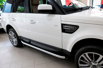 Range Rover Sport 2005–2013 Sidosteg Fullmond (2 st, aluminium) foto 1
