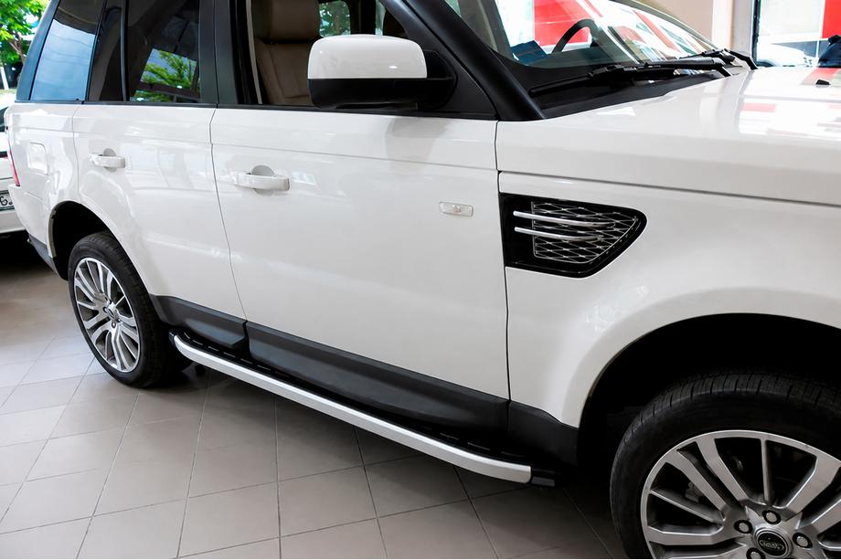 Range Rover Sport 2005–2013 Sidosteg Fullmond (2 st, aluminium) Image