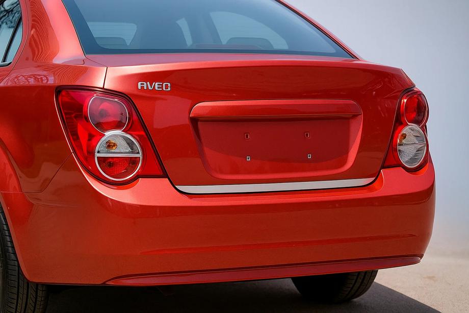 Chevrolet Aveo T300 2011–2020 Bagageluckekantlist (Sedan, rostfritt stål) Image