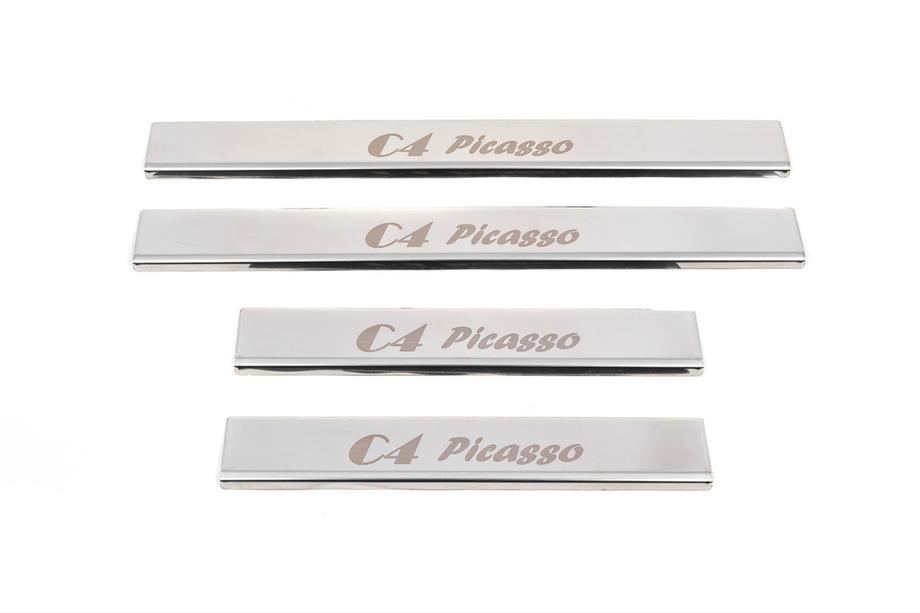 Citroen C-4 Picasso 2013–2022 Instegslister Carmos (4 st, rostfritt stål) Image