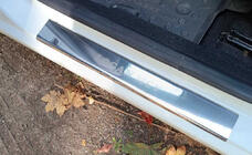 Renault Logan MCV 2013–2022 Instegslister Carmos V1 (4 st, rostfritt stål) foto 1