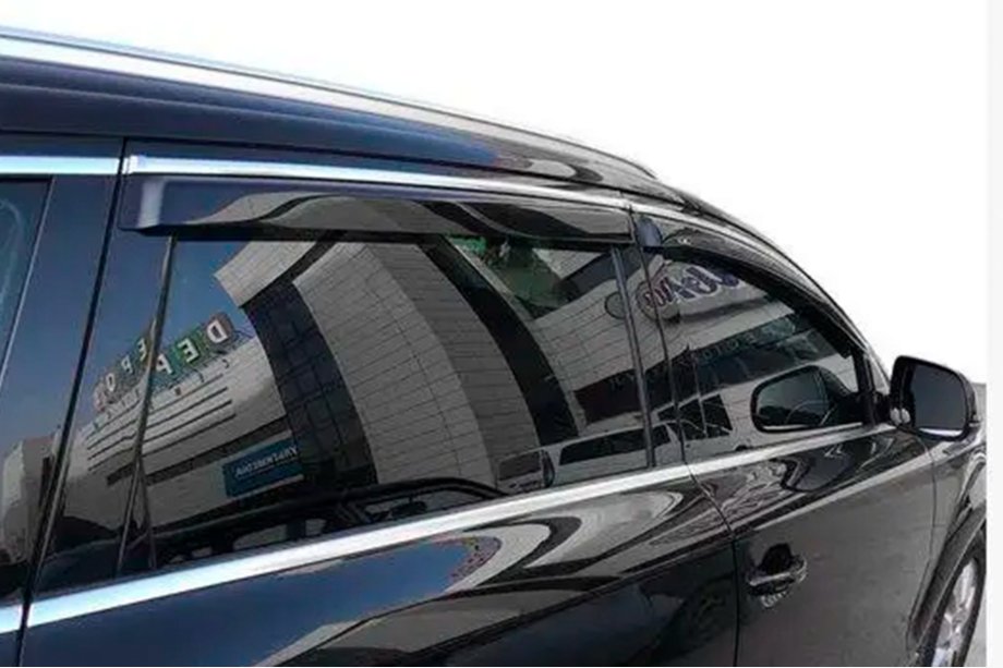 Audi Q7 2005–2015 Vindavvisare med kromlist (4 st, HIC) Foto 7