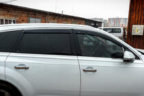 Audi Q7 2015–2026 Vindavvisare med kromlist (4 st, HIC) foto 2