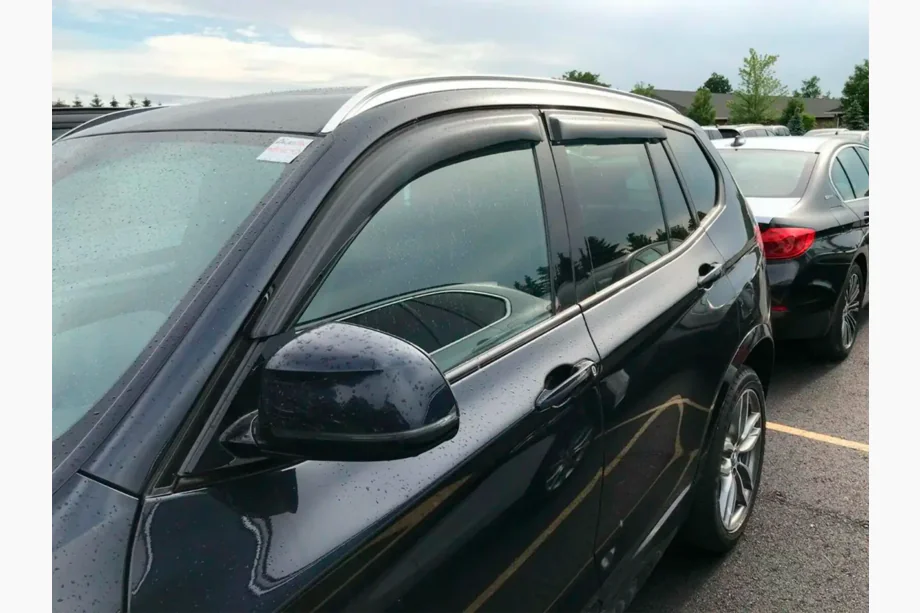 BMW X3 F25 2011–2018 Vindavvisare för sidorutor (4 st, HIC) Image
