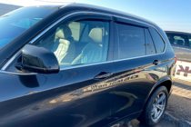 BMW X5 F15 2013–2018 Vindavvisare med kromlist (4 st, HIC) foto 8