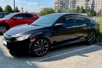 Honda Civic Sedan X 2016–2021 Vindavvisare för sidorutor (4 st, HIC) foto 3
