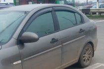 Hyundai Accent 2006–2010 Vindavvisare för sidorutor (4 st, HIC) foto 6