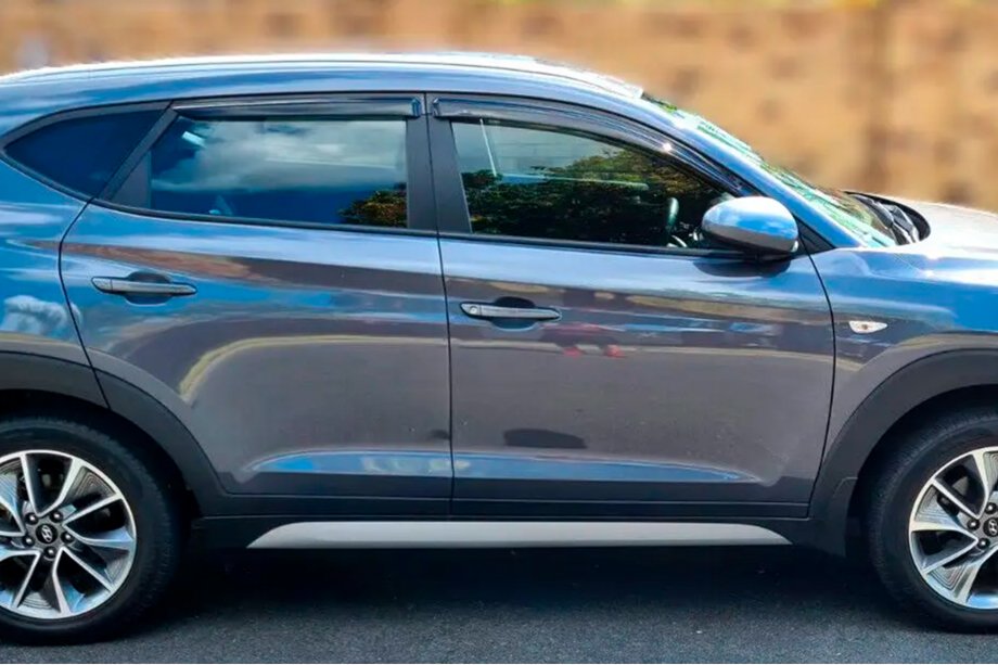 Hyundai Tucson TL 2016–2021 Vindavvisare för sidorutor (4 st, HIC) Image