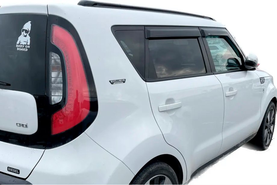 Kia Soul I 2008–2013 Vindavvisare för sidorutor (4 st, HIC) Image