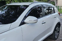 Kia Sportage 2010–2015 Vindavvisare för sidorutor (4 st, HIC) foto 4
