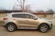 Kia Sportage 2015–2021 Vindavvisare med kromlist (4 st, HIC) foto 4