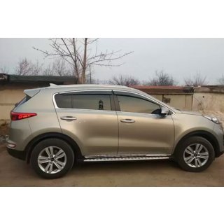 Vindavvisare med kromlist (4 st, HIC) Kia Sportage 2015–2021 foto 2