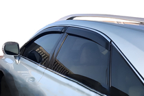Lexus RX 2009–2015 Vindavvisare till sidorutor med kromlist (4 st, HIC) foto 1
