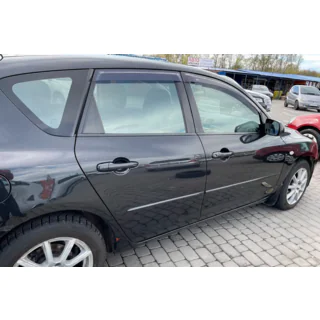 Vindavvisare för sidorutor HB (4 st, HIC) Mazda 3 2003–2009 foto 2