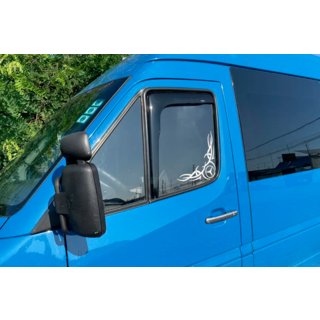 Insticksmonterade vindavvisare (2 st, HIC) Mercedes Sprinter W901/902/903/904/905 1995–2006 foto 1