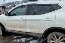 Nissan Qashqai 2014–2021 Vindavvisare med kromlist (4 st, HIC) foto 3