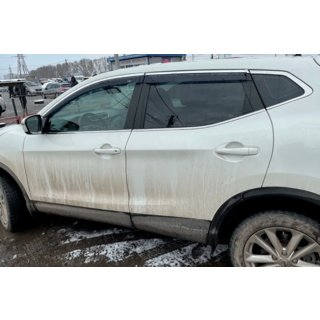 Vindavvisare med kromlist (4 st, HIC) Nissan Qashqai 2014–2021 foto 3