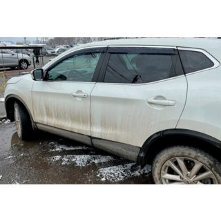 Vindavvisare med kromlist (4 st, HIC) Nissan Qashqai 2014–2021 foto 2
