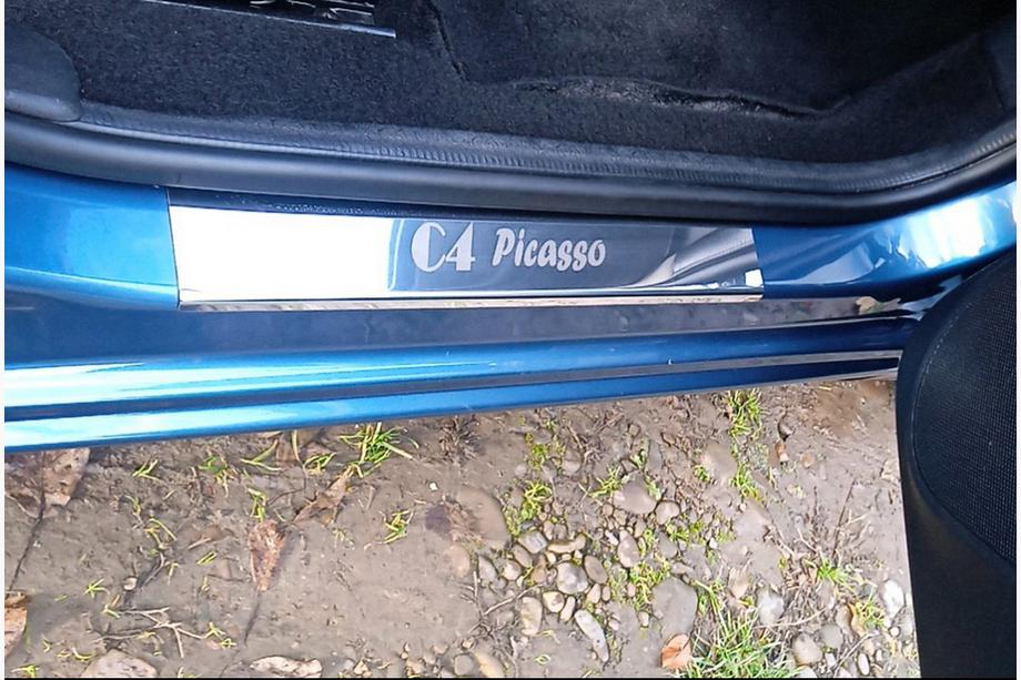 Citroen C-4 Picasso 2006–2013 Instegslister Carmos (4 st, rostfritt stål) Image