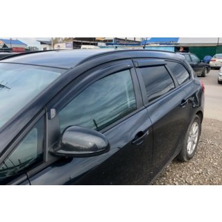 Vindavvisare för sidorutor HB (4 st, HIC) Opel Astra H 2004–2013 foto 1