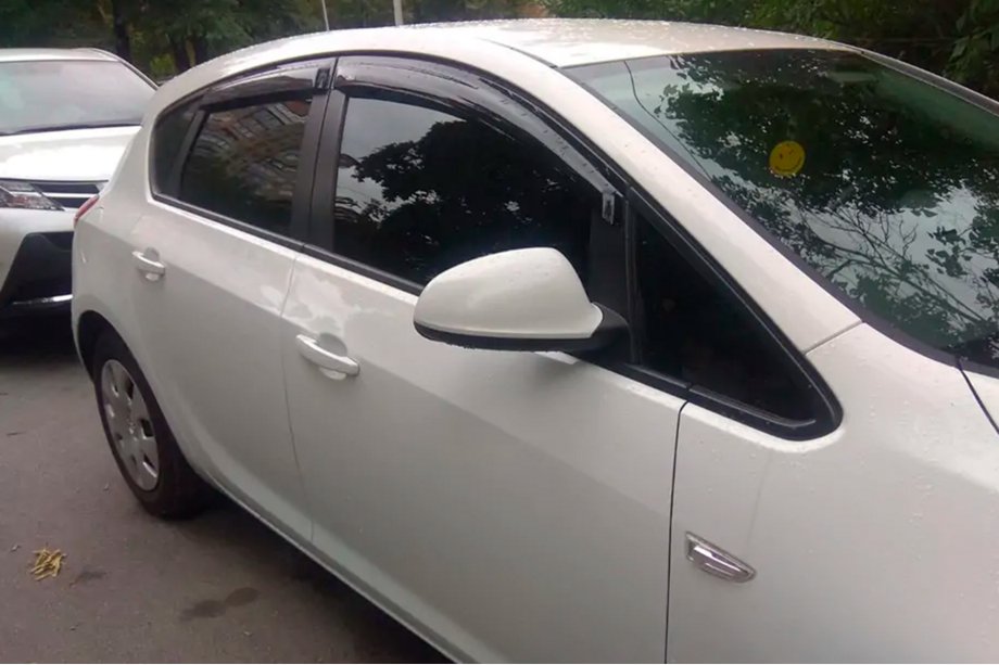 Opel Astra J 2009–2015 Vindavvisare för sidorutor HB (4 st, HIC) Foto 4